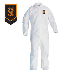 Kleenguard 44316 Collared Disp. Coveralls White 3XL PK25