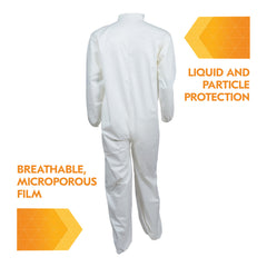 Kleenguard 44316 Collared Disp. Coveralls White 3XL PK25