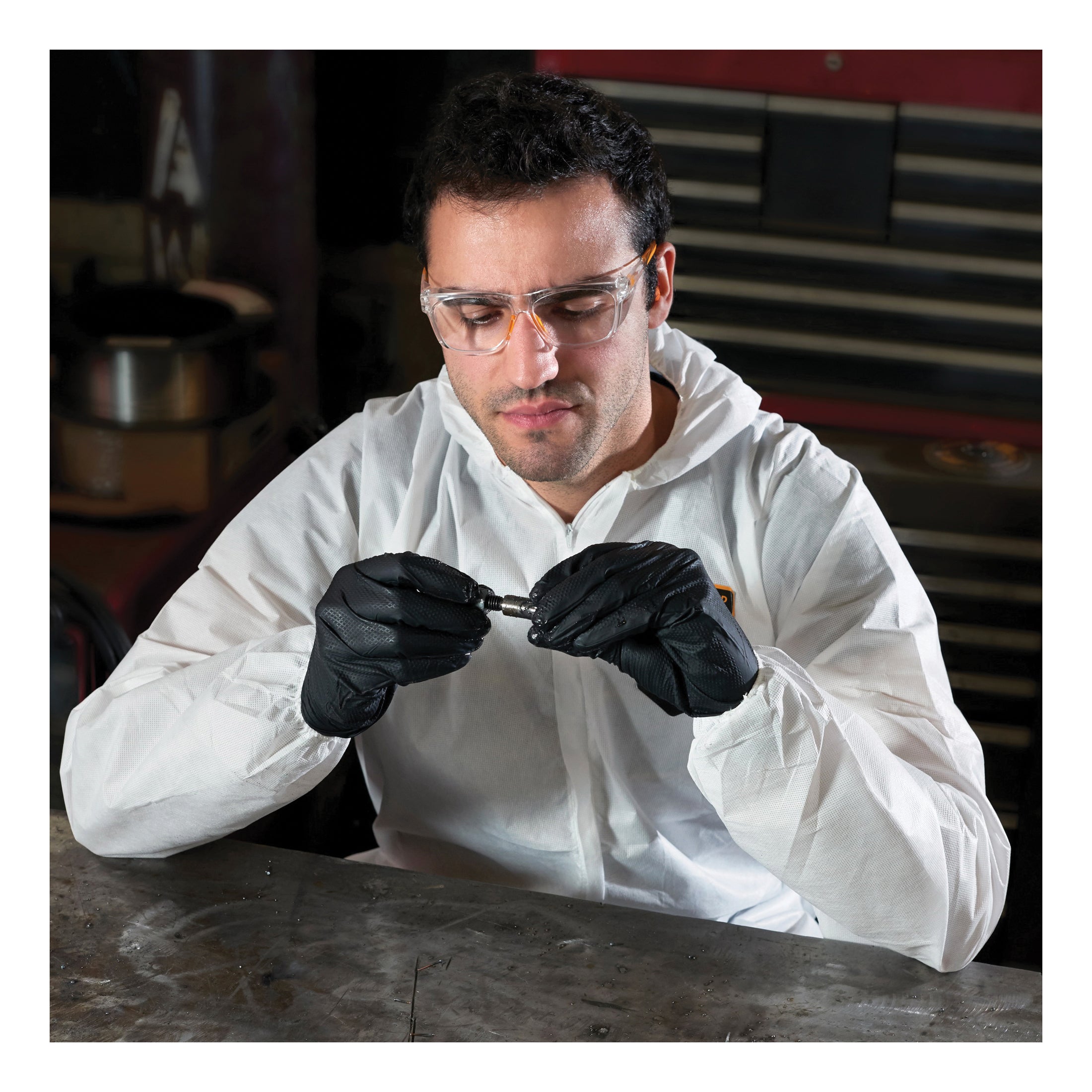KLEENGUARD KleenGuard 49116 A20 3XL Breathable Particle Protection Coverall with Hood White