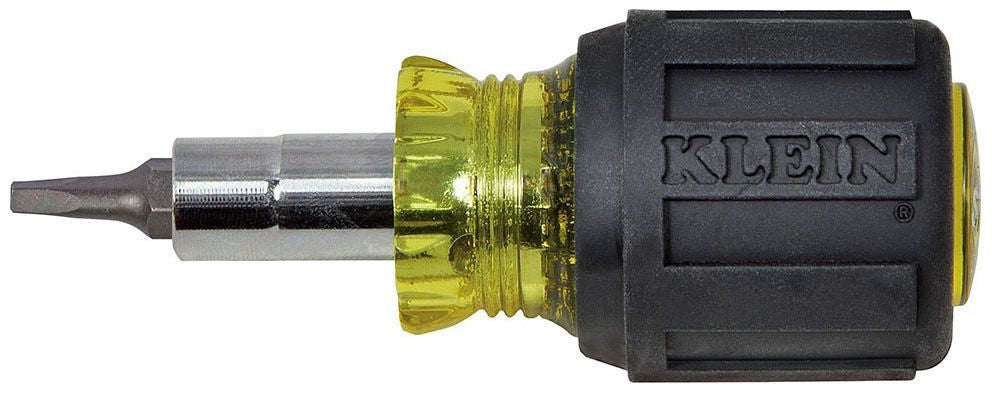KLEIN TOOLS Klein 32562 Multi-Bit Screwdriver / Nut Driver, Stubby, 6-in-1