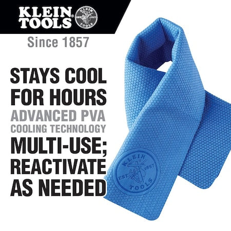 KLEIN TOOLS Klein Tools 60230 Cooling PVA Towel Blue 2-Pack
