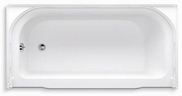 STERLING HVAC Sterling 71141110-0 Accord 5-Feet Left Drain Soaking Tub