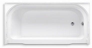 STERLING HVAC Sterling 71141120-0 Accord 5-Feet Right Drain Soaking Tub
