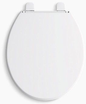 KOHLER Kohler K-4775-0 Brevia, Advantage, Quick-Release, Q2 16-5/8 inch Toilet Seat K-4775-0