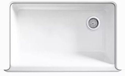KOHLER Kohler K-6489-0 Whitehaven Cast Iron Undermount Kitchen Sink 36-3/16 in x 21-9/16 in White