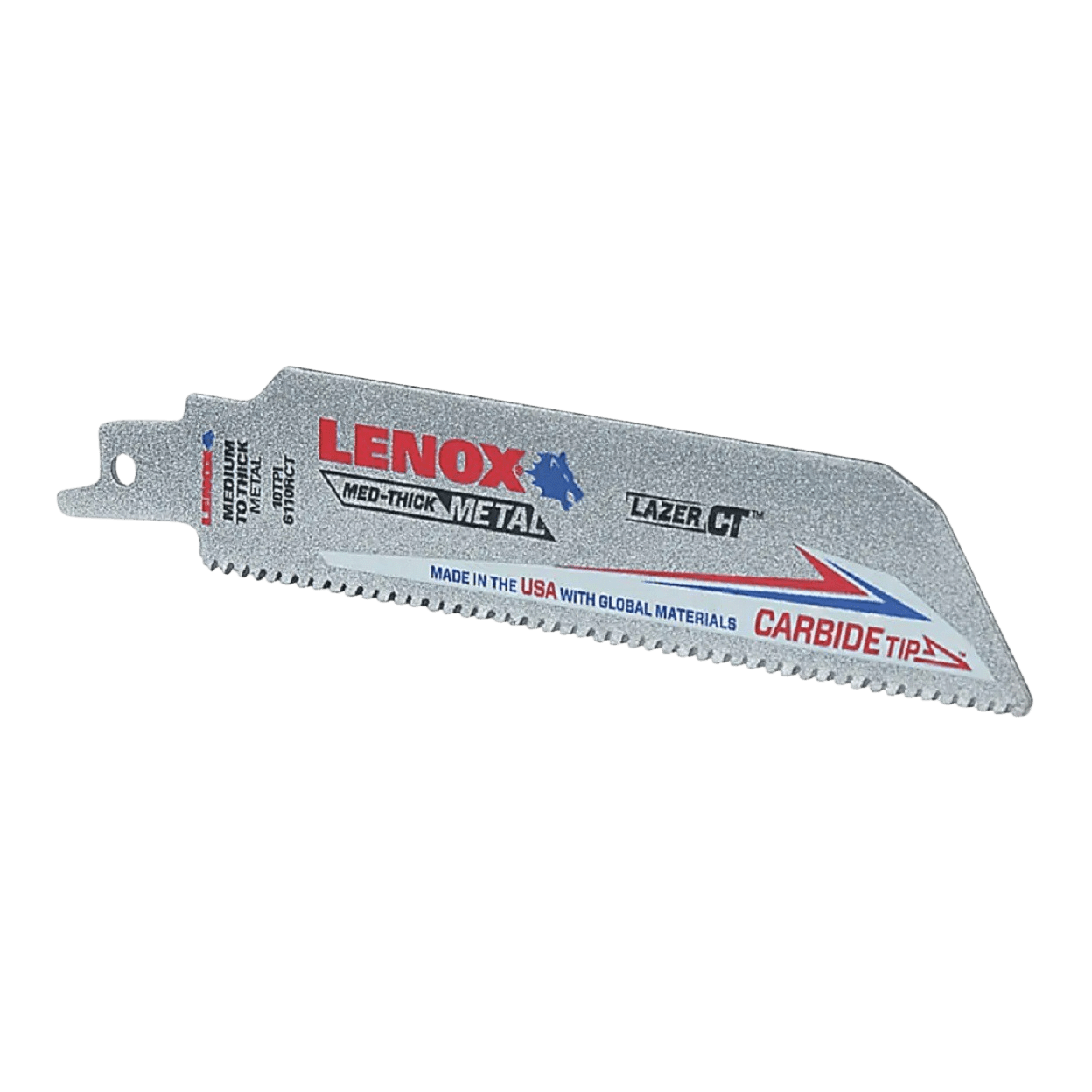 LENOX LENOX 1832143 CARBIDE TIPPED RECIP SAW BLADE 956RCT 9 X 1 X 050 X 6TPI 1PK