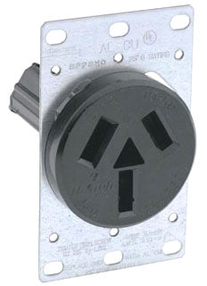 LEVITON Leviton 5207-S10 Shallow Straight Blade Receptacle 30A 125/250 VAC