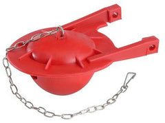 Korky 2021BP Red Chlorine Resistant Rubber Flapper for 3 Toilet Flush Valve