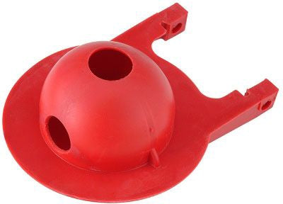 KORKY Korky 2021BP Red Chlorine Resistant Rubber Flapper for 3 Toilet Flush Valve