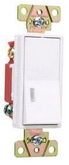 Pass & Seymour 2626W Illuminated Decorator Switch 20 Amps 120V