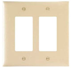 Legrand TPJ262 Pass & Seymour Jumbo Wall Plate 2 Gang Decorator Nylon Brown