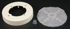 Wiremold 2338A-WH Nonmetallic Round Fixture Box 5-1/2 in