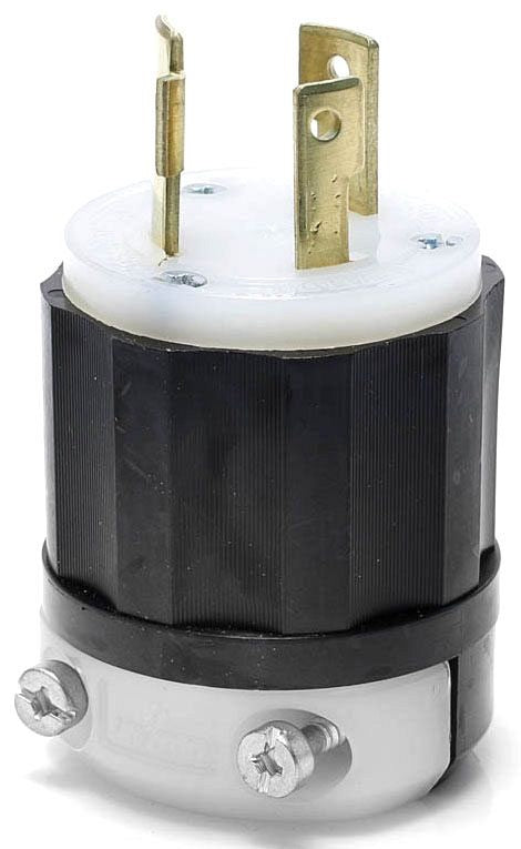 LEVITON Leviton 2641 Industrial Locking Plug 30Amp 480V NEMA L8-30P 2P 3W