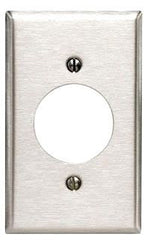 Leviton 84028 1-Gang Wallplate Standard Size 2.15 Hole Receptacle