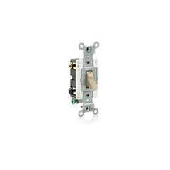 Leviton CS215-2W Toggle Switch 120/277 VAC 15 Amp 2 Pole 2 Hp
