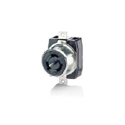 LEVITON Leviton CS6369 Locking Flush Mount Receptacle 50A 125/250V AC Non-NEMA