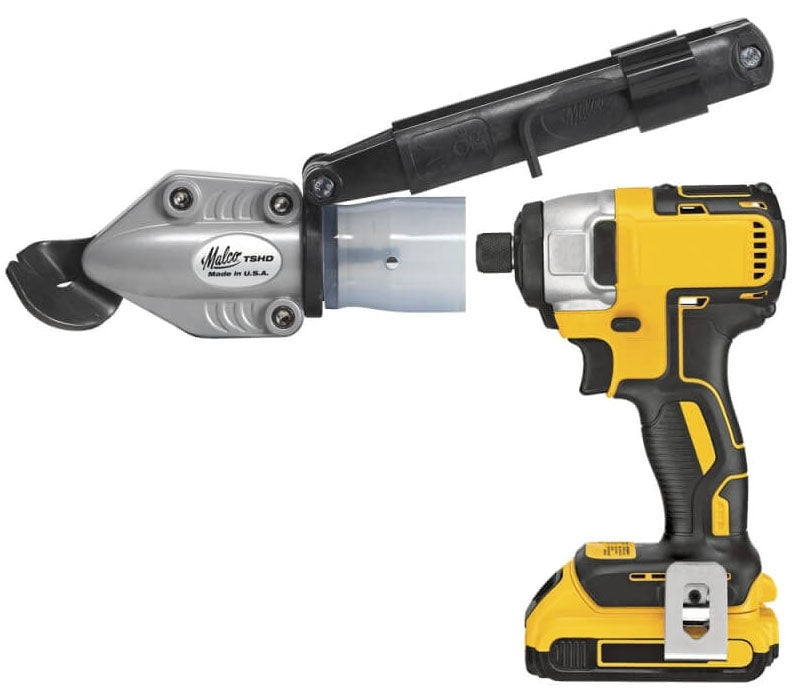 MALCO Malco TSHD Turboshear Heavy Duty Metal Cutting Attachment Shear, Black