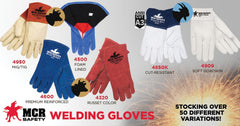 MCR SAFETY 4950L WELDING GLOVES