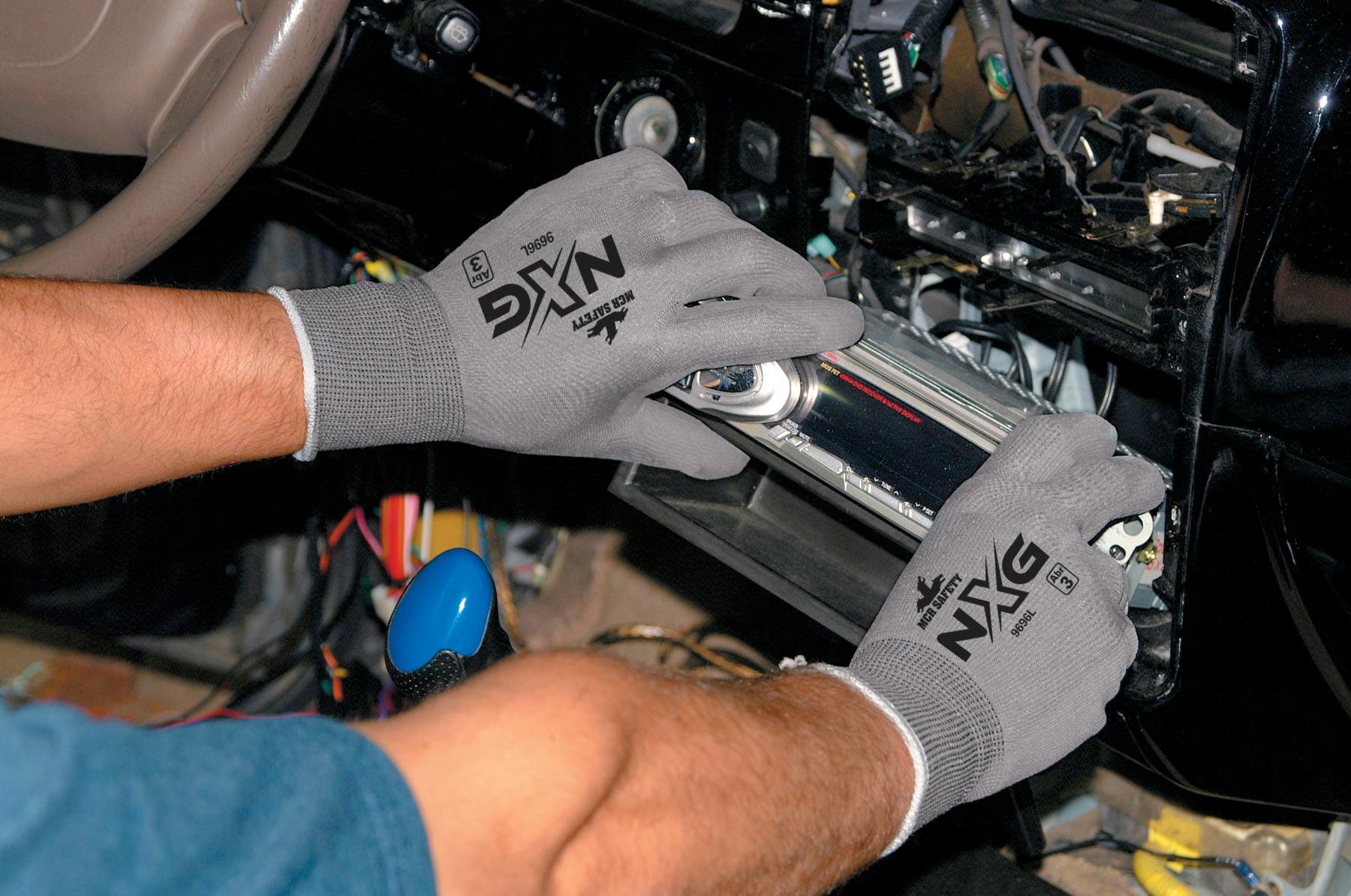 MCR SAFETY MCR Safety 9696XL UltraTech PU Dipped Nylon Glove Pack of 12