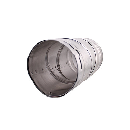 METAL-FAB Metal-Fab 5M45/60 5 x 5, 0.012 Aluminum Alloy Flue, 0.018 G90 Galvanized Steel Casing Adjustable 45/60D Double Wall Round Short Radius 4-Piece