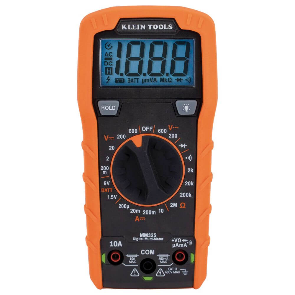 KLEIN TOOLS Klein Tools MM325 Digital Multimeter Manual-Ranging 600V