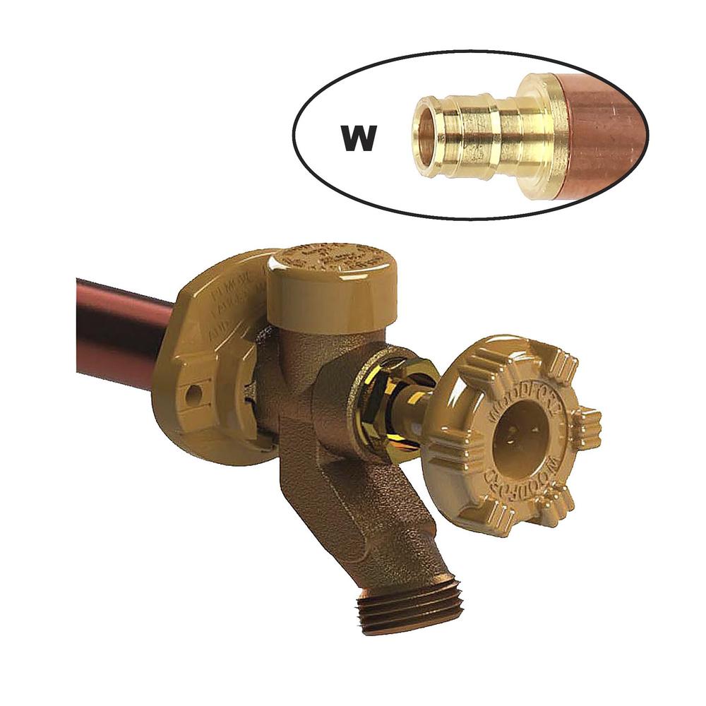 WOODFORD Woodford 17W3-8-MH Model 17 Freezeless Anti-Siphon Wall Faucet 3/4 in x 8 in