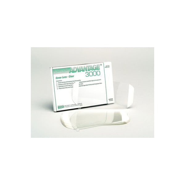 MSA SAFTEY MSA 10031542 Lens Covers for Advantage 3000 Respirator Mask Series 25 Pack Clear Replaceable