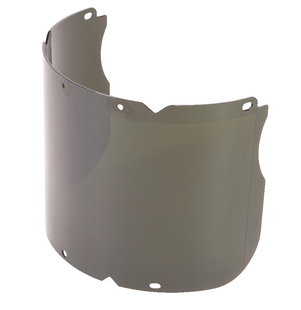 MSA SAFTEY MSA 10115862 V-Gard Molded Visor, Polycarbonate, Shade 5 IR, 8 in x 17 in