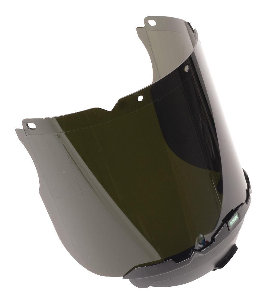 MSA SAFTEY MSA 10115862 V-Gard Molded Visor, Polycarbonate, Shade 5 IR, 8 in x 17 in