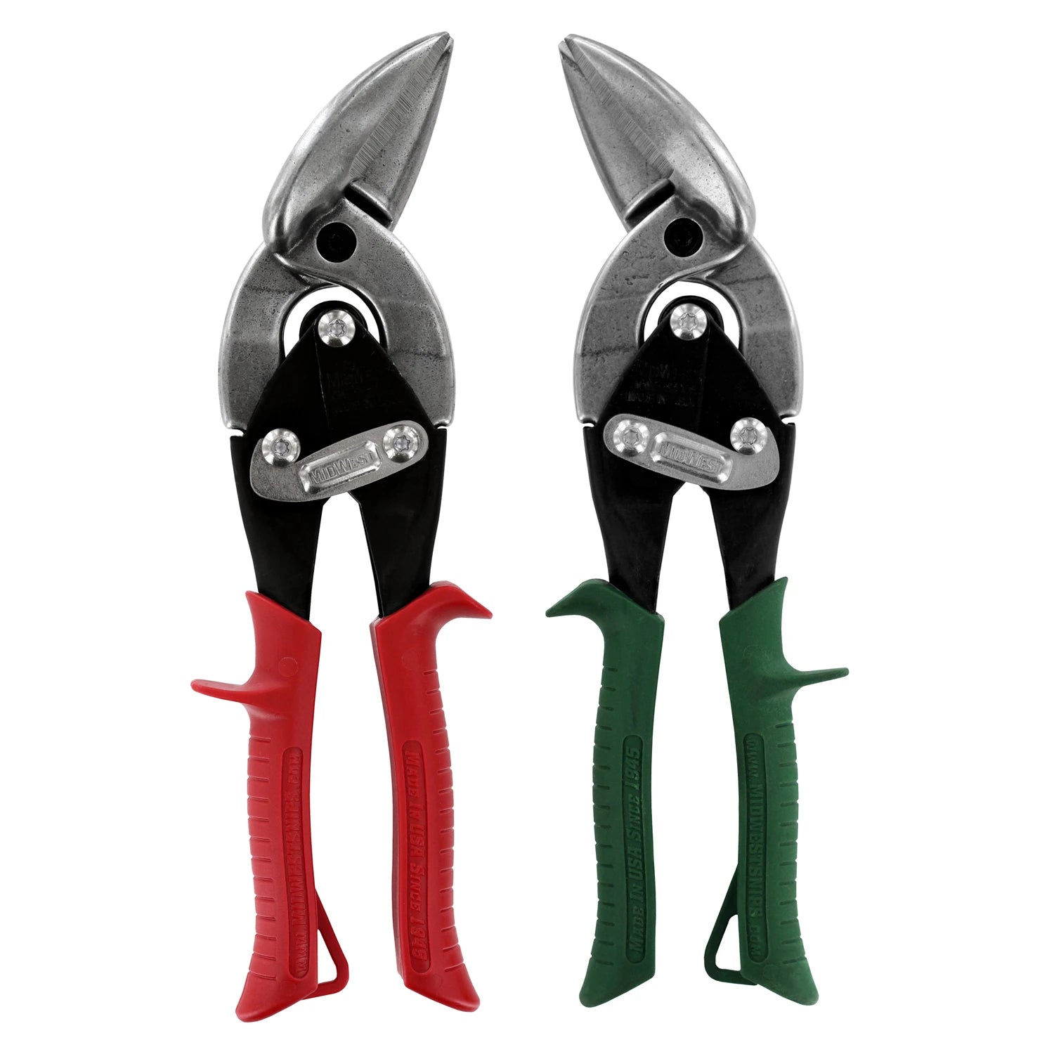 MIDWEST TOOL Midwest Tool MWT-6510C Offset Aviation Snip Set 2Pc. Left & Right