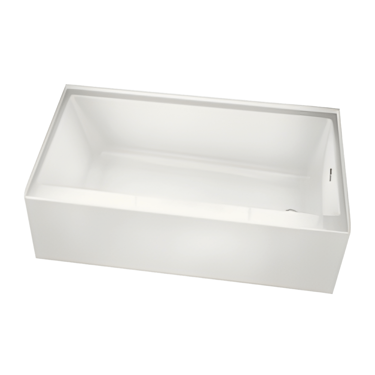 MAAX MAAX 105705-R-000-001 Maax Rubix 60 inch x 32 inch x 18 inch Acrylic Soaking Bathtub, Right Hand Drain