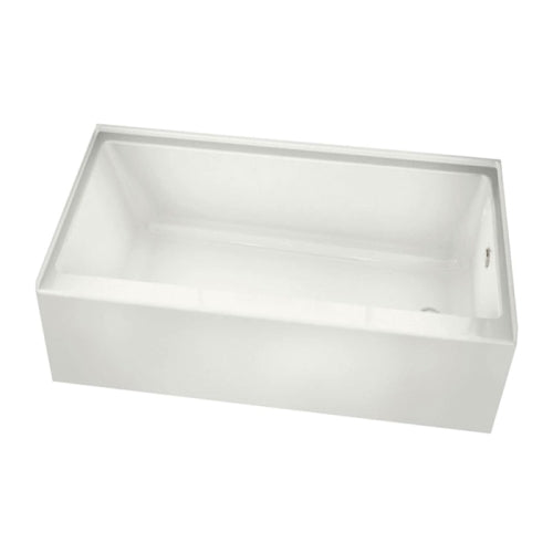 MAAX MAAX 105705-R-000-001 Maax Rubix 60 inch x 32 inch x 18 inch Acrylic Soaking Bathtub, Right Hand Drain