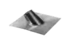 DURAVENT DuraVent 6GVFSR Galvanized Pitch Roof Flashing 6 in (6 in) REPLACEMENT MPN
