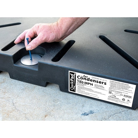 QWIK PRODUCTS Qwikproducts QT8111 QwikPad For Condensers Optional Concrete Anchor Kit