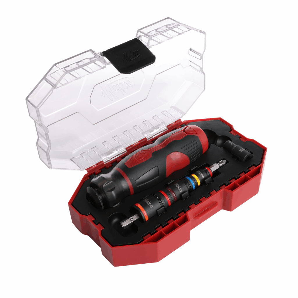 MALCO Malco KITFB2 C-RHEX 7-in-1 Flip Bit Socket Set Service Kit with Storage Handle in Premium Case