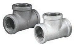 MATCO-NORCA Matco-Norca ZMGT03 Galvanized Malleable Iron Tee 1/2 Inch FPT x FPT x FPT 150 PSI