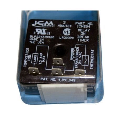 HEIL QUAKER 24370800 TIME DELAY RELAYS