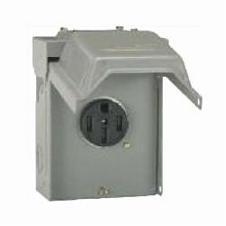 MIDWEST ELECTRIC PRODUCTS Midwest Electric U054 Temporary Power Outlet 50A 3P/4W 120/240V N3R RV Outlet Box