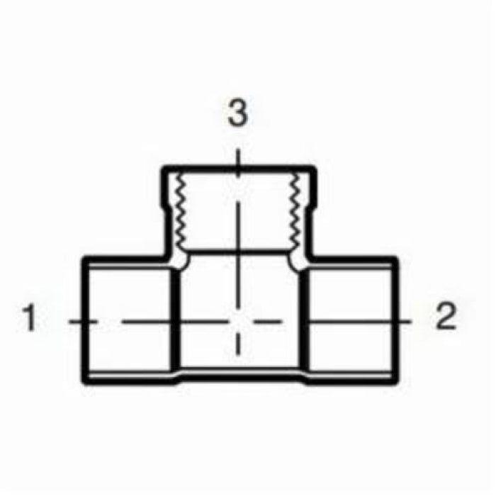 STREAMLINE Streamline A01570NL 1 C X 1 C X 1/2 F TEE