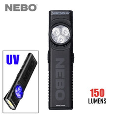 NEBO NEBO NEB-POC-1005 Slim Mini UV Pocket Light 150 Lumens