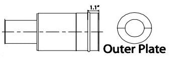 NORITZ Noritz CVT-S Concentric Straight Bird Screen
