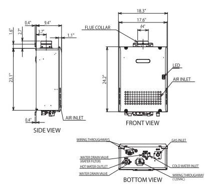 NORITZ proTOUGH NR111-SV-NG 3/4, 11000 to 250000 BTU/Hr