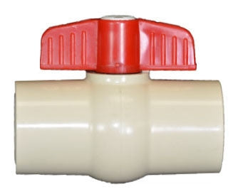 NDS NDS C1310-07 3/4 Slip x Slip 100 PSI Tan CPVC T-Handle Ball Valve