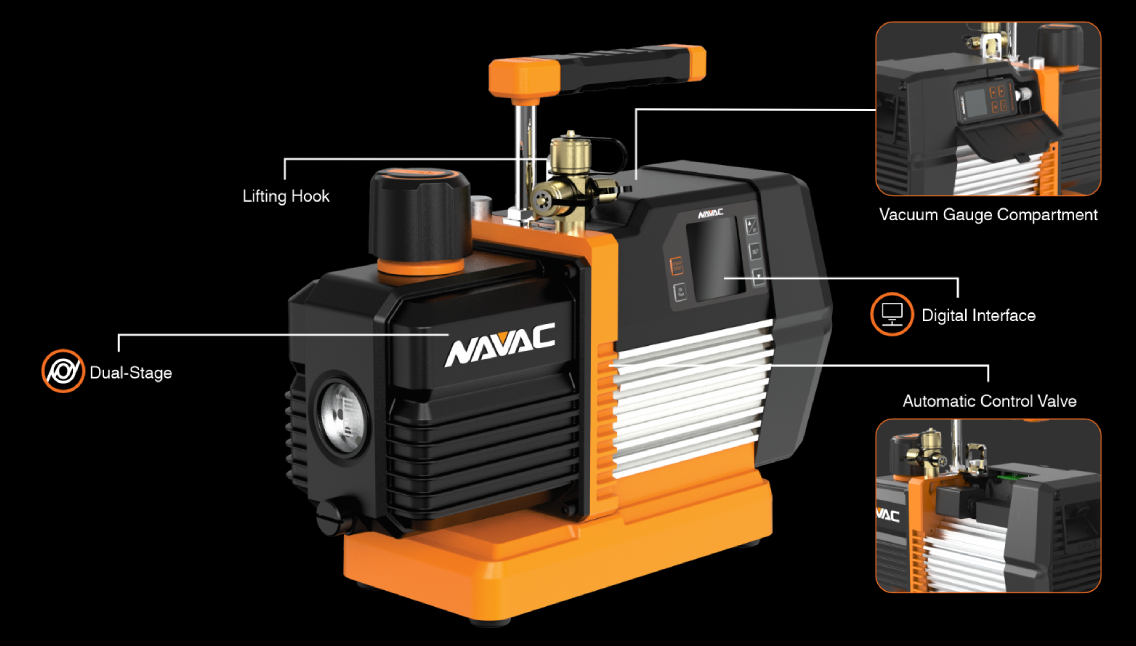NAVAC NAVAC NP8DSV Master Series Smart Vacuum Pump