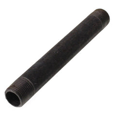 Everflow NPBL3850 3/8 x 5 Black Steel Nipple
