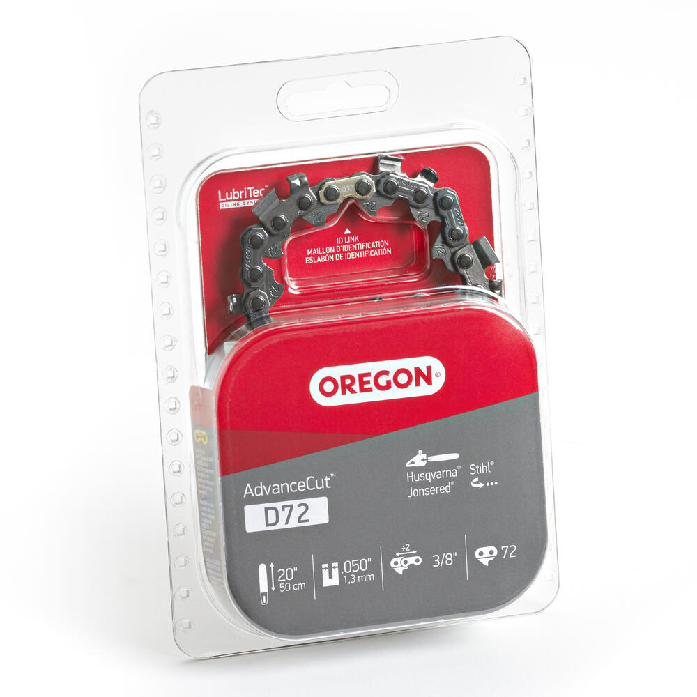 OREGON Oregon D72 AdvanceCut chainsaw chain (20-inch / 72 drive links) D72