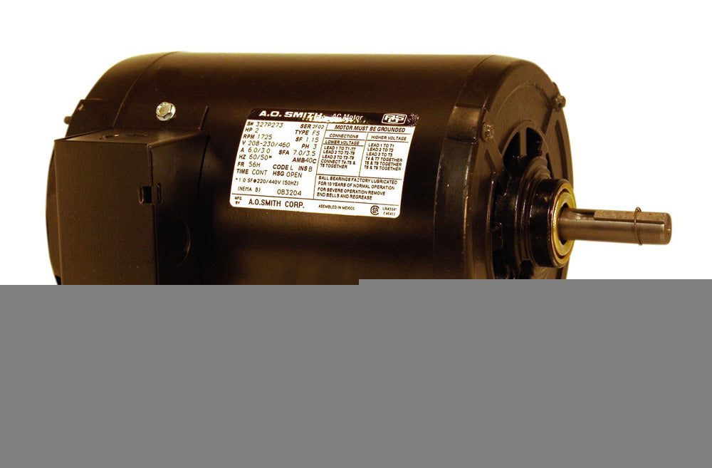 CENTURY MOTORS Century OB3204ES General Purpose Motor Three Phase 2 HP 1725 RPM