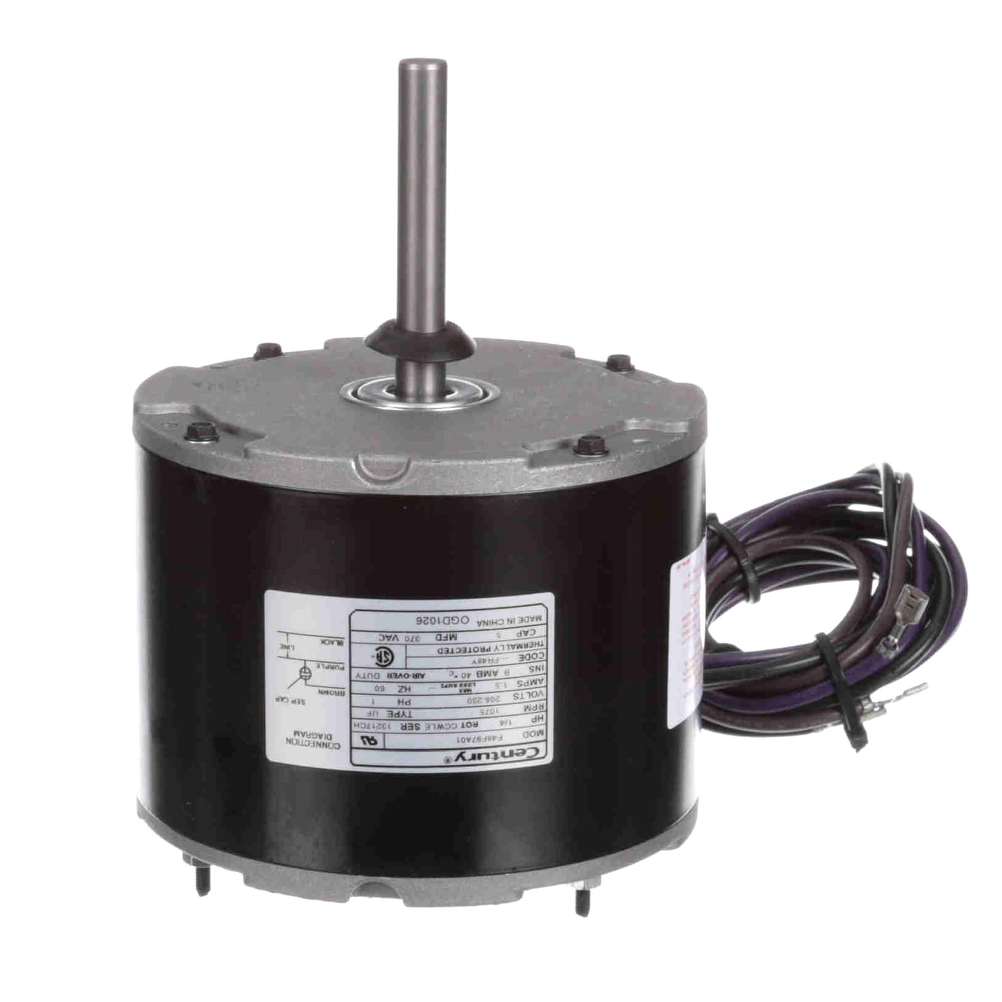 CENTURY MOTORS Century OGD1026 Goodman/Janitrol OEM Direct Replacement Motor