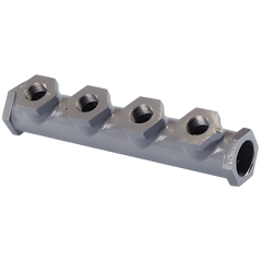 Omega Flex FGP-MI-PC 4 x 4 x 1/2 x 1/2 in. Coated Manifold With Inlet