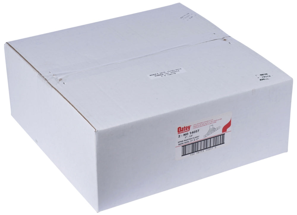 OATEY Oatey 14057 Master Flash EPDM Roof Flashing 7 to 13 inch 17 x 17 inch Base
